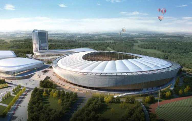 車輛出入口膜結(jié)構(gòu)