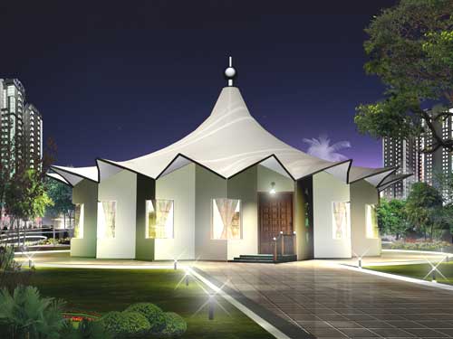 高速公路收費(fèi)站膜結(jié)構(gòu)