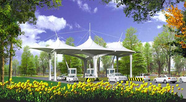 大門入口膜結(jié)構(gòu)