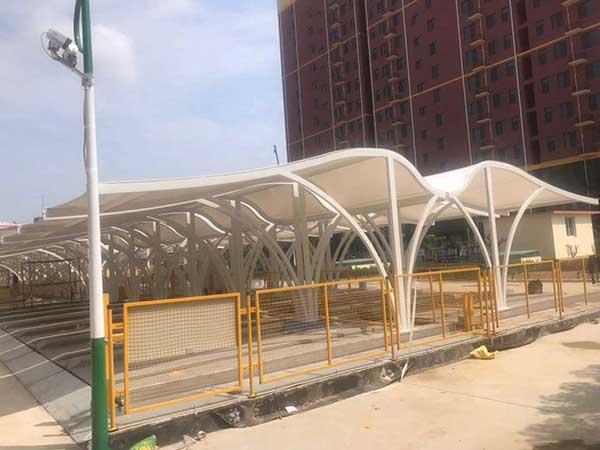 氣浮池蓋膜結構工程