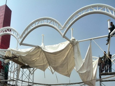 裝修膜結(jié)構(gòu),污水池除臭加蓋膜結(jié)構(gòu)