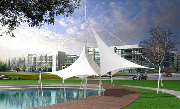 文化廣場膜結(jié)構(gòu)