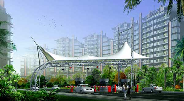 健身中心膜結(jié)構(gòu)