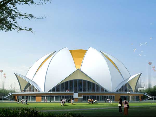 佛山市南海區(qū)大瀝鎮(zhèn)文化站黃岐文化中心網(wǎng)球場(chǎng)膜結(jié)構(gòu)