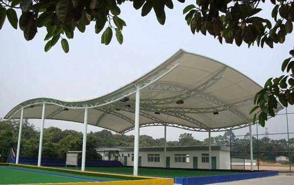 浙江杭州星野花苑北區(qū)、光明小區(qū)修建電動自行車膜結(jié)構(gòu)停車棚工程