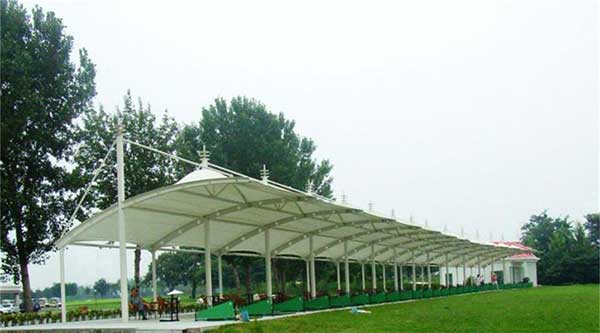 商丘中等專業(yè)學(xué)校體育看臺膜結(jié)構(gòu)