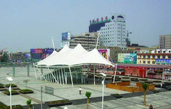 浙江國際影視中心網球場膜結構