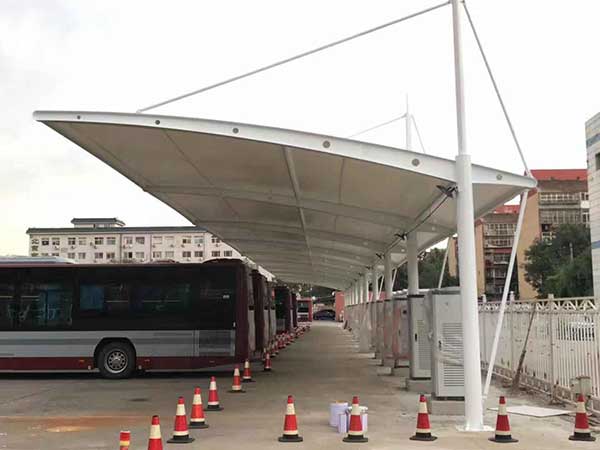 膜結構車棚設計圖免費下載
