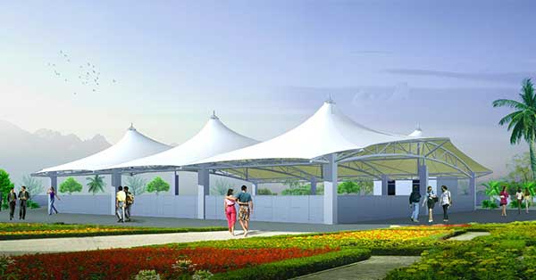 門(mén)球場(chǎng)膜結(jié)構(gòu)