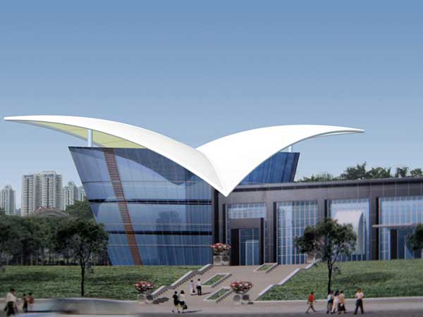 迪慶玻纖基層PTFE膜結(jié)構(gòu)工程典范:高原項目的特殊解決方案