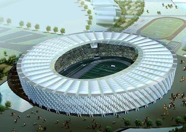 地下通道入口膜結(jié)構(gòu)