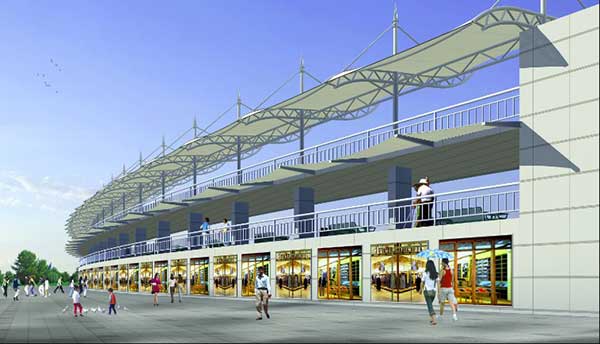 膜結(jié)構(gòu)停車棚