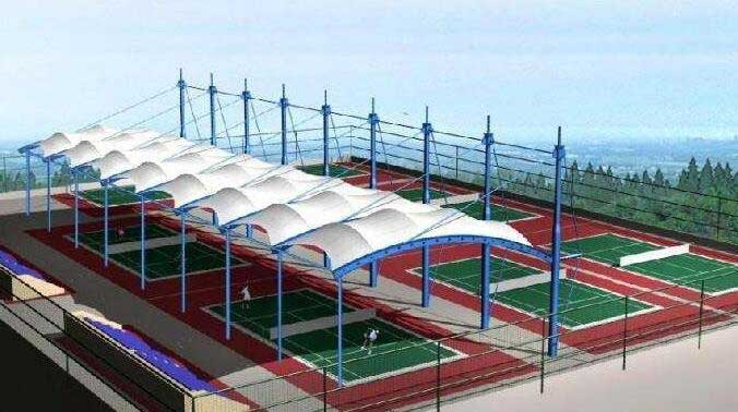 籃球場(chǎng)膜結(jié)構(gòu)